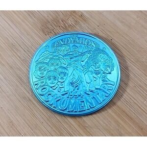 elvis presley beatles madonna kiss michael jackson mardi gras doubloon alum 1994